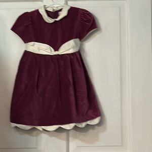 Vintage. Purple with white accents.